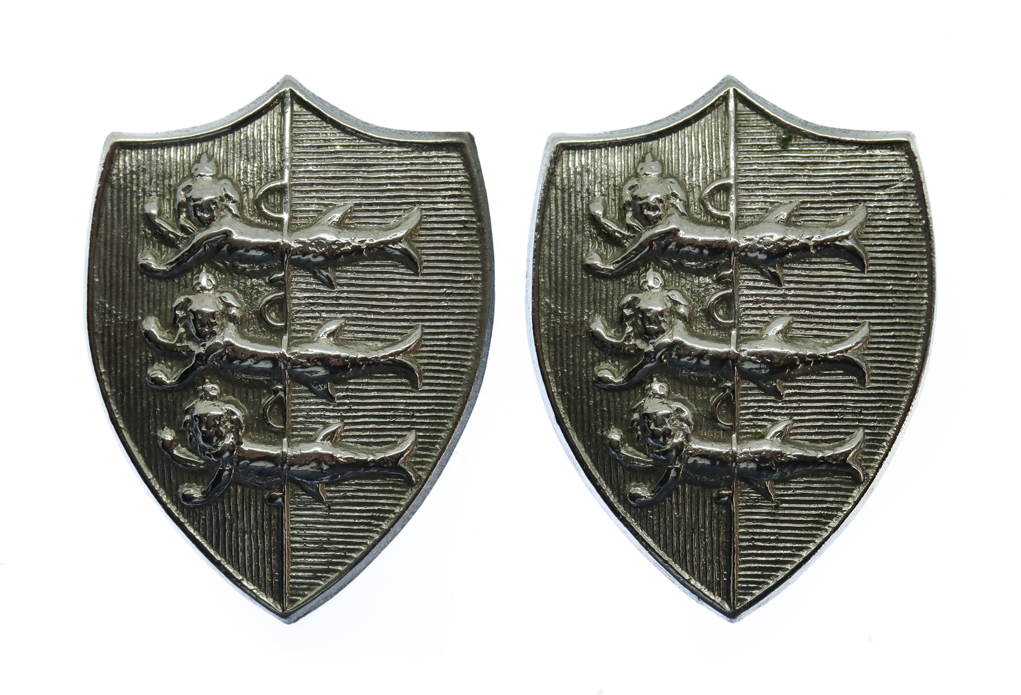 Pair of Great Yarmouth Borough Police Collar Badges