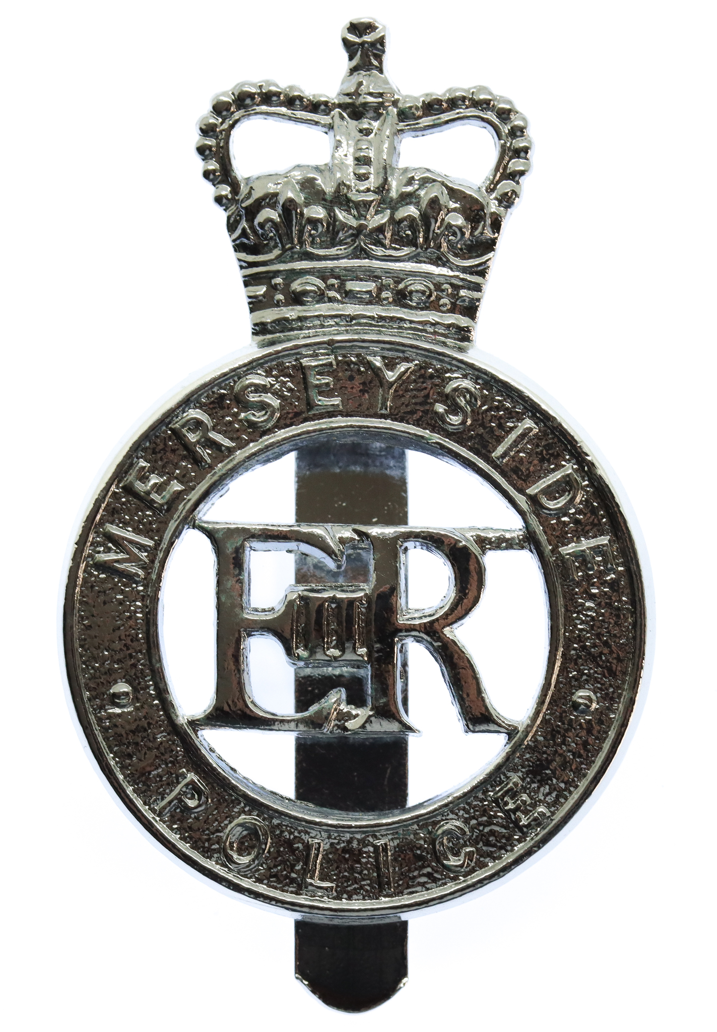 Merseyside Police Cap Badge - Queen's Crown