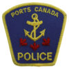 Ports Canada Police Cloth Patch Badge