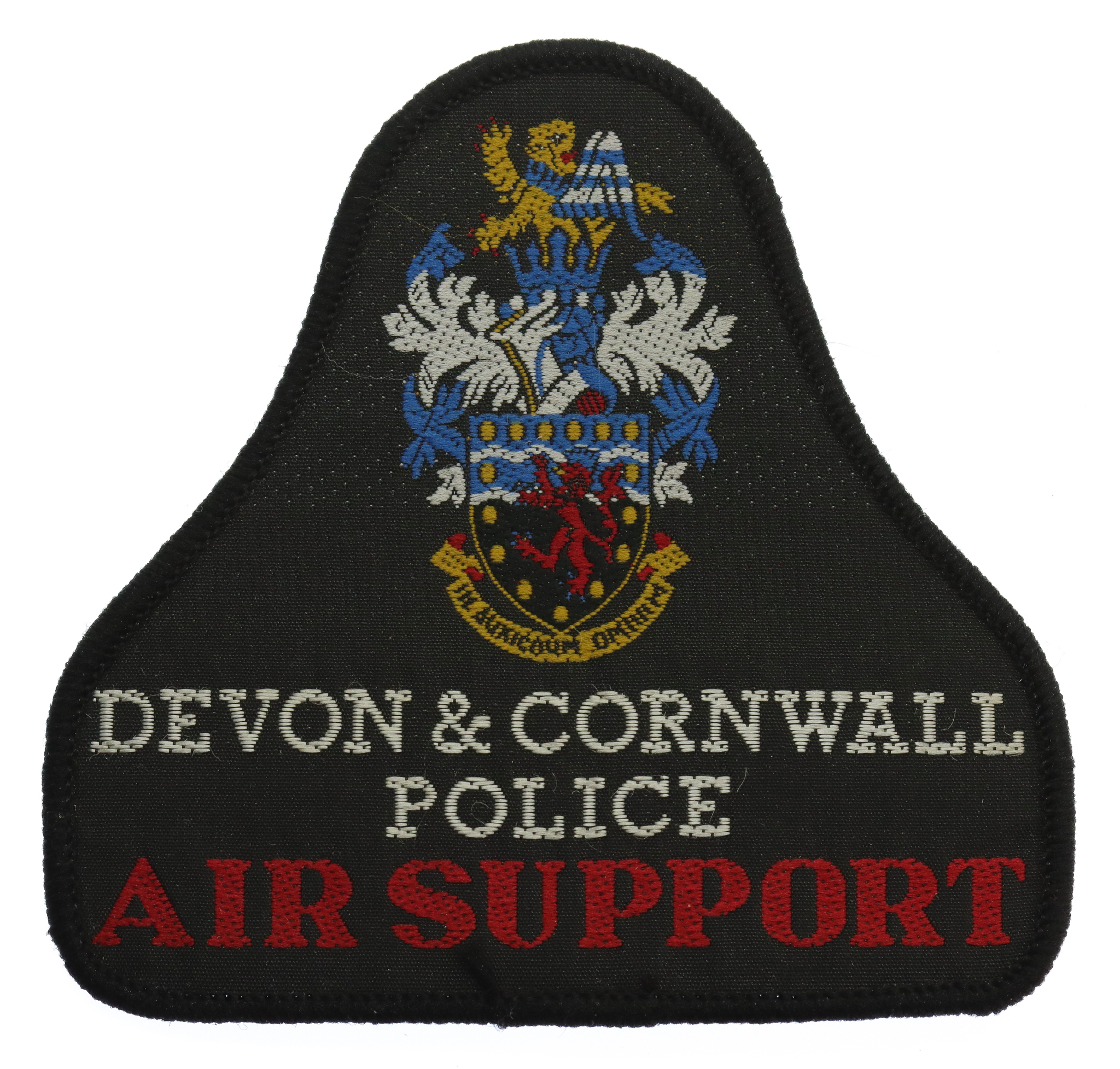 Devon & Cornwall Police Air Support Cloth Bell Patch Badge