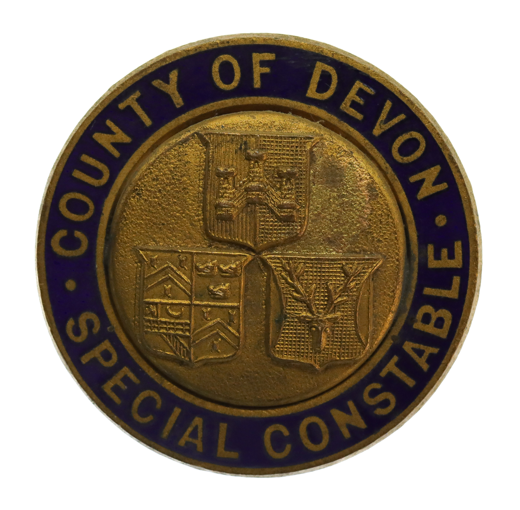 County of Devon Special Constable Enamelled Lapel Badge