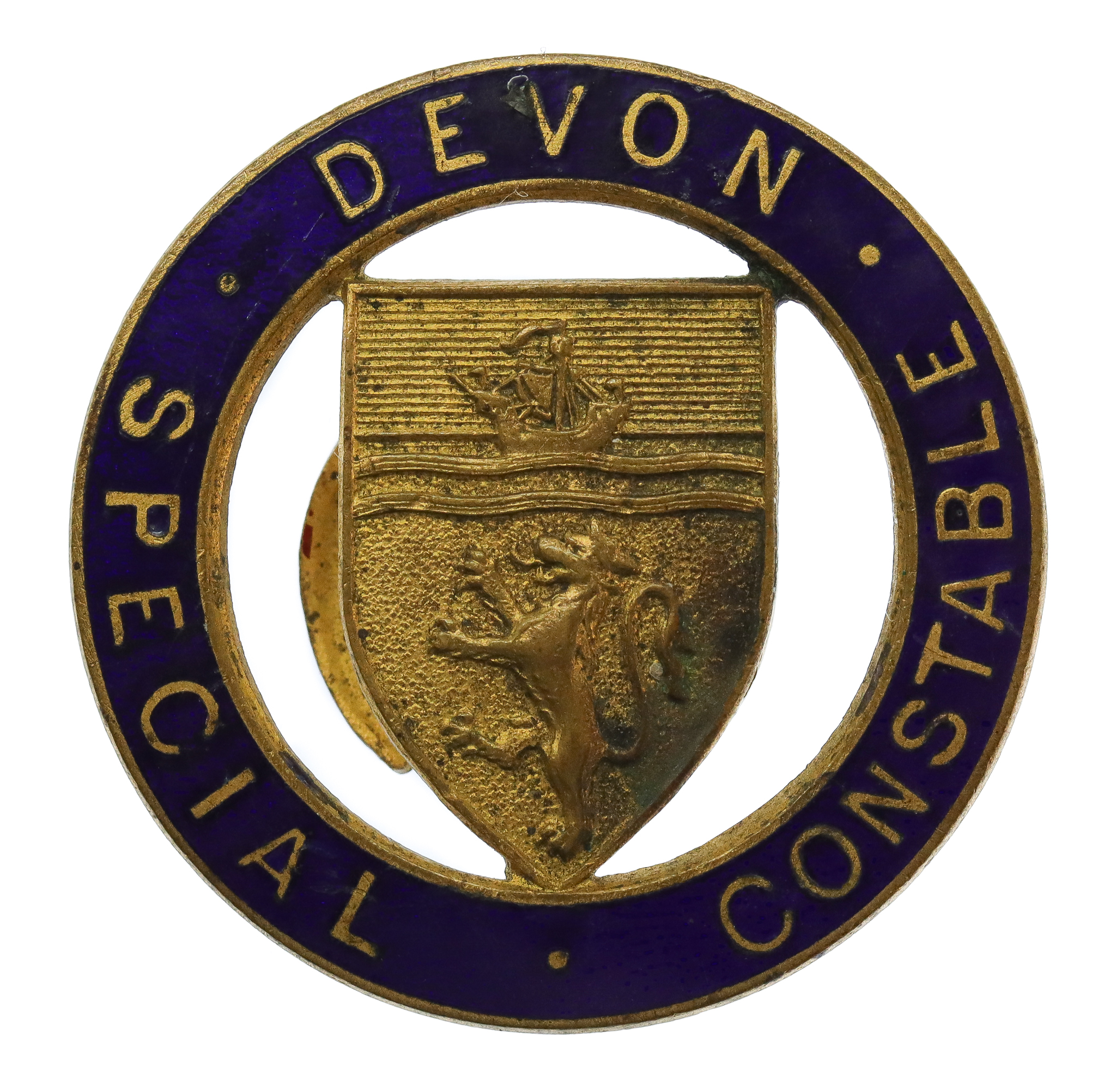 Devon Special Constabulary Enamelled Lapel Badge