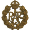 Royal Air Force (R.A.F.) Cap Badge - King's Crown