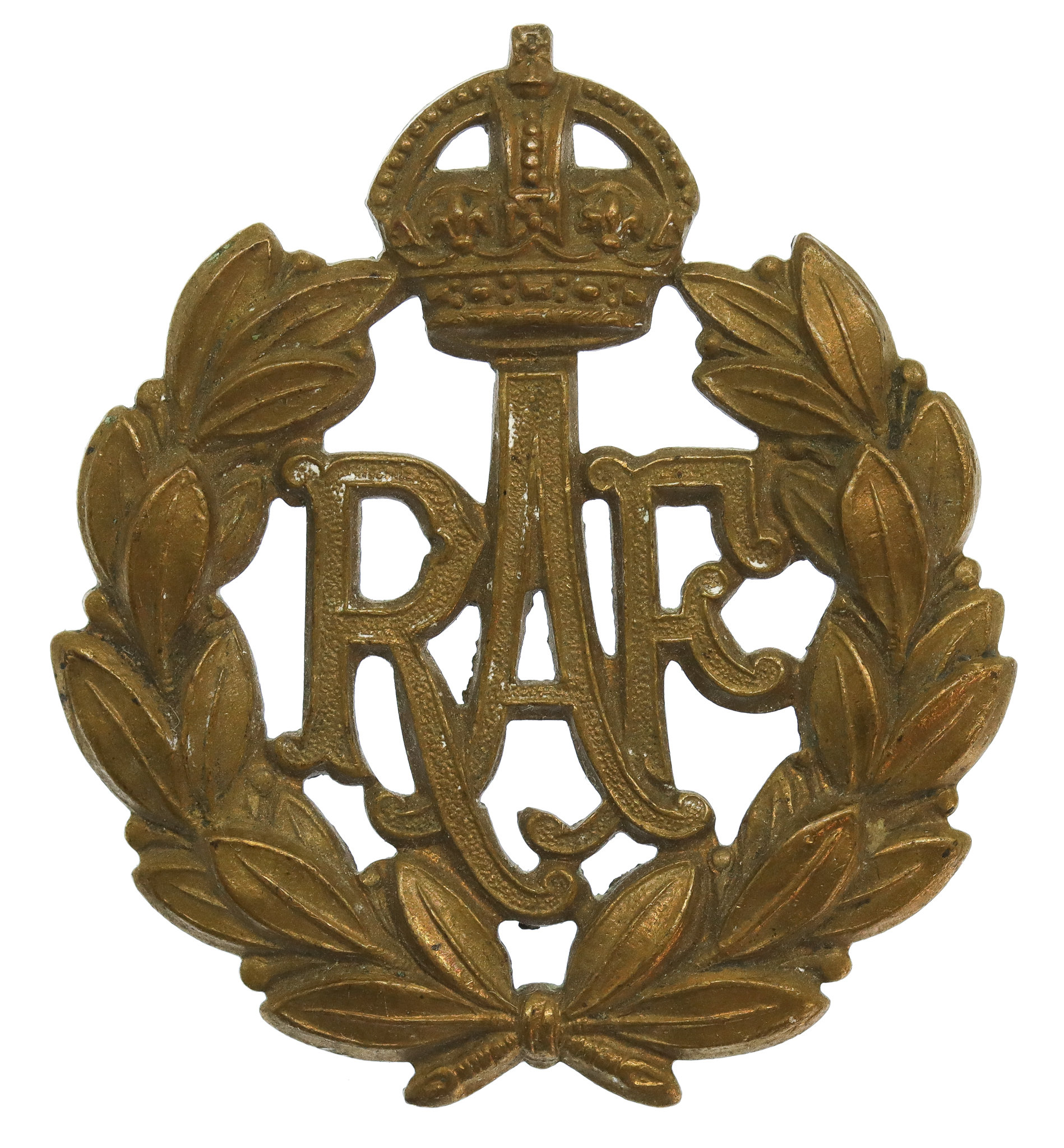 Royal Air Force (R.A.F.) Cap Badge - King's Crown