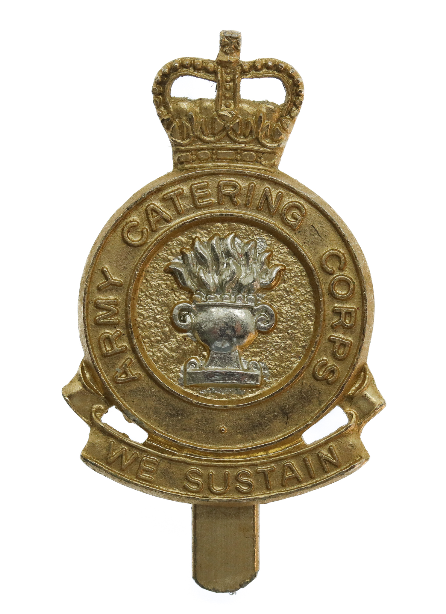 Army Catering Corps Anodised (Staybrite) Cap Badge 