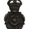 Yorkshire Dragoons Blackened Brass Cap Badge - King's Crown