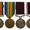 WW1 British War Medal, Victory Medal, Ed VII LS&GC and Geo VI Meritorious Service Medal Group of Four - Sjt. J.A. Pulford, Royal Artillery