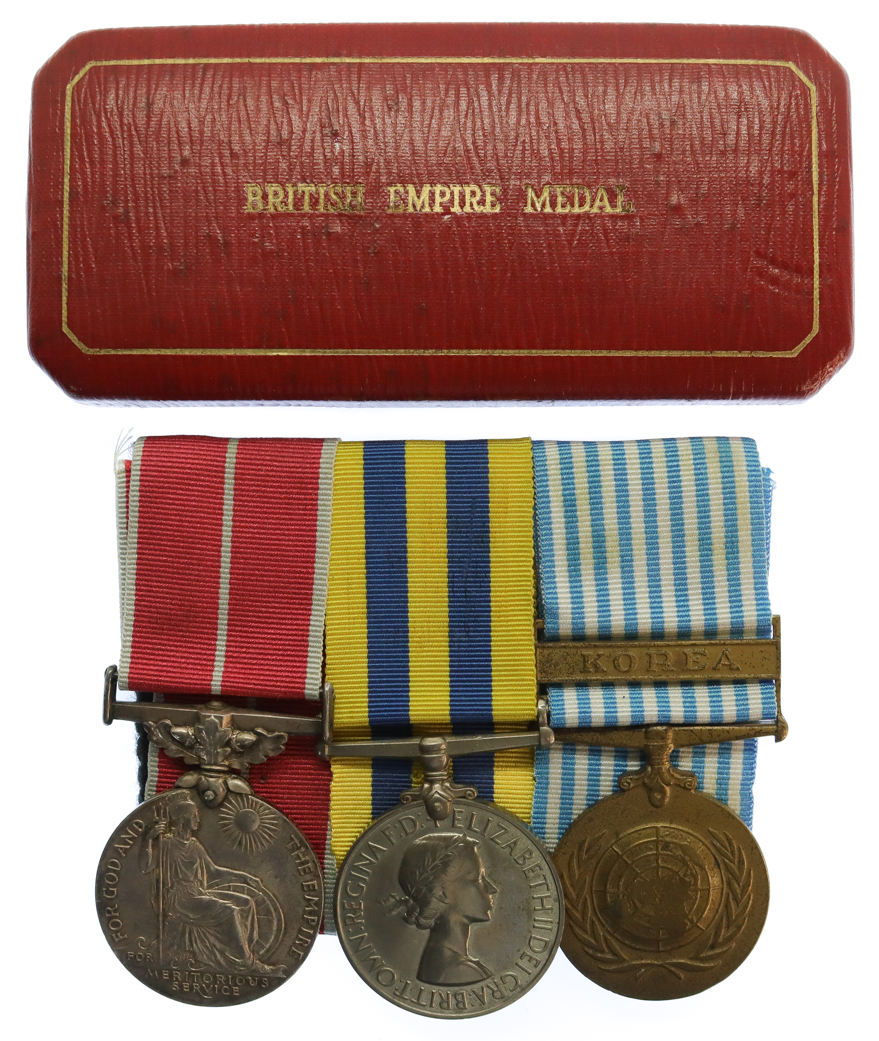 Korean War Glorious Gloster's Battle of Imjin River Prisoner of War British Empire Medal Group of Three - Pte. D.C. Stockting, 1st Bn. Gloucestershire Regiment