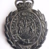 Stockport Borough Police Night Helmet Plate - Queen's Crown