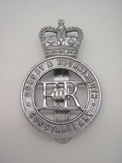 Dorset & Bournemouth Constabulary Cap Badge - Queen's Crown