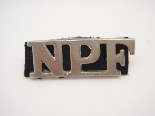 Nigerian Police Force (N.P.F.) Shoulder Title