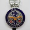 Ministry of Defence Guard Service Enamelled Cap Badge - Queen's Crown