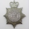 Derbyshire Constabulary Helmet Plate - Queen's Crown