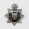Manchester City Police Senior Officer's Enamelled Cap Badge - King's Crown
