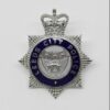 Leeds City Police Senior Officer's Enamelled Cap Badge - Queen's Crown