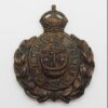 Folkestone Borough Police Wreath Helmet Plate - King's Crown