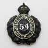 Dorset Constabulary Wreath Helmet Plate - King's Crown