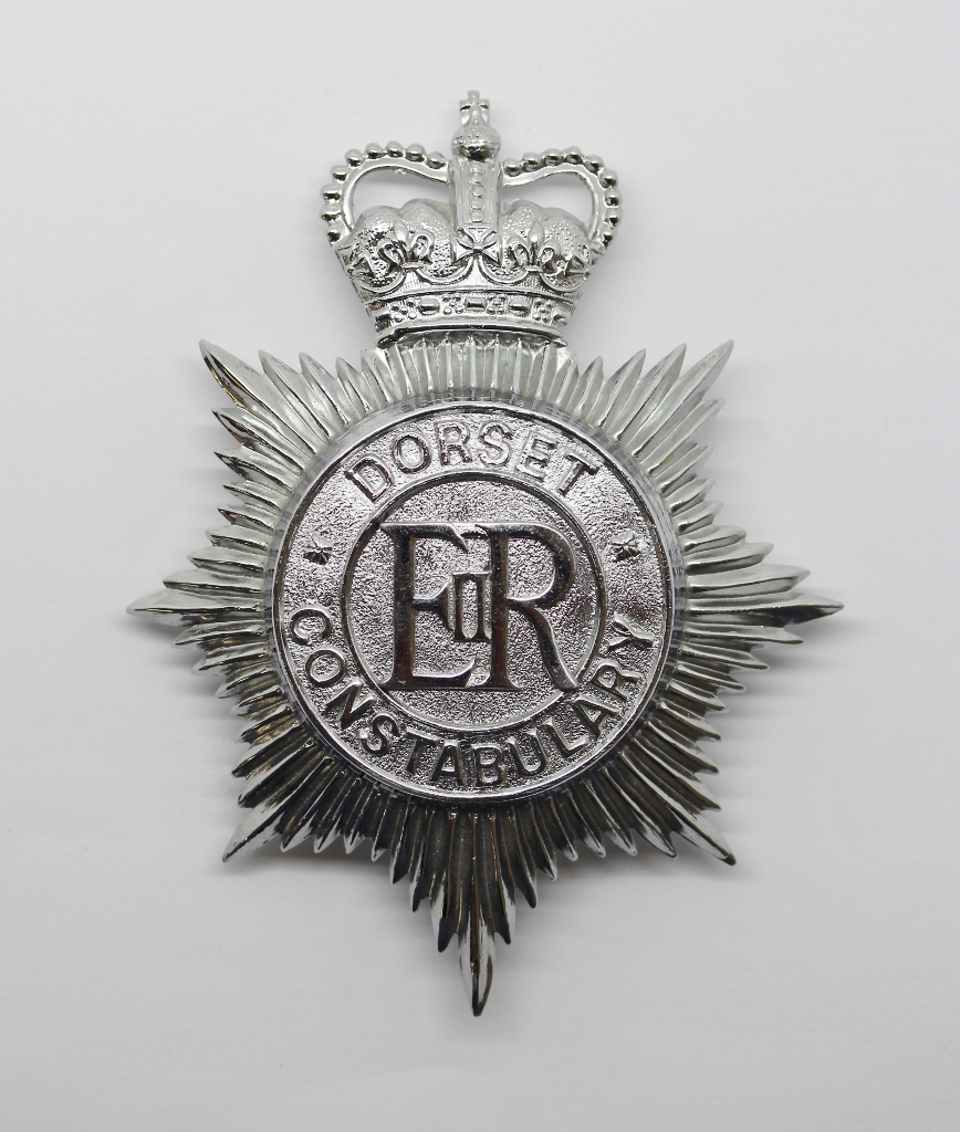 Dorset Constabulary Helmet Plate - Queen's Crown