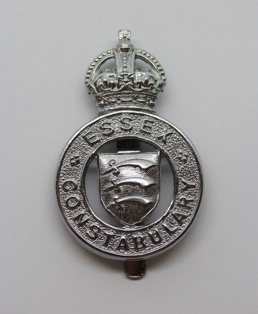 Essex Constabulary Cap Badge - King's Crown