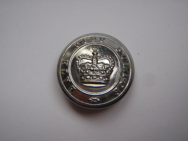 Bath City Police Button - Queen's Crown