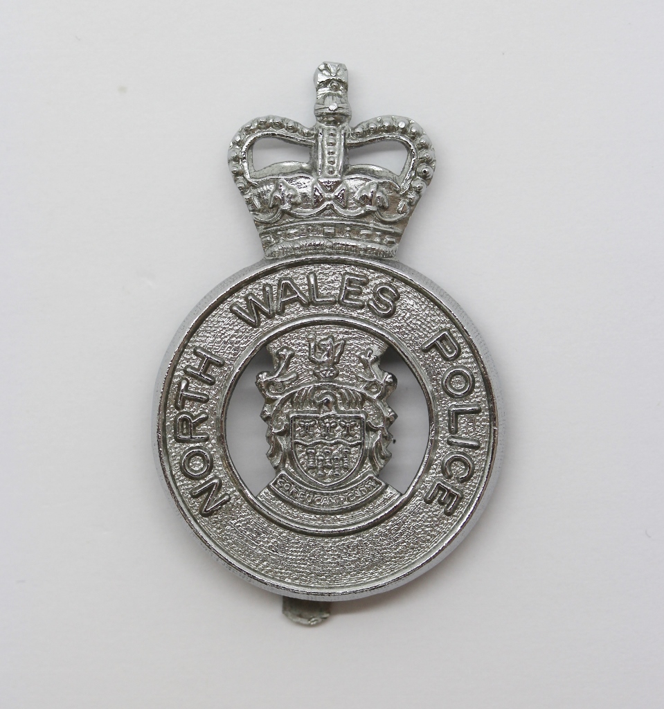 North Wales Police Cap Badge - Queen's Crown