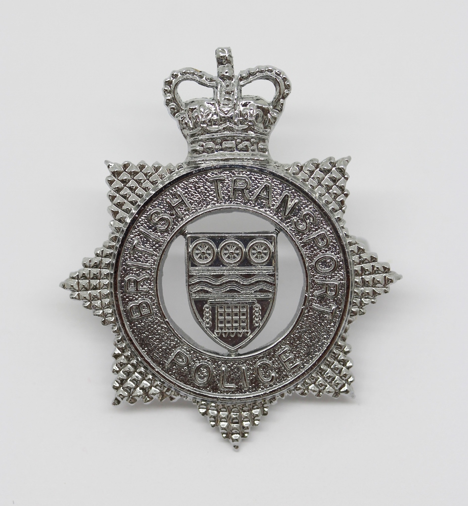 British Transport Police Cap Badge - Queen's Crown