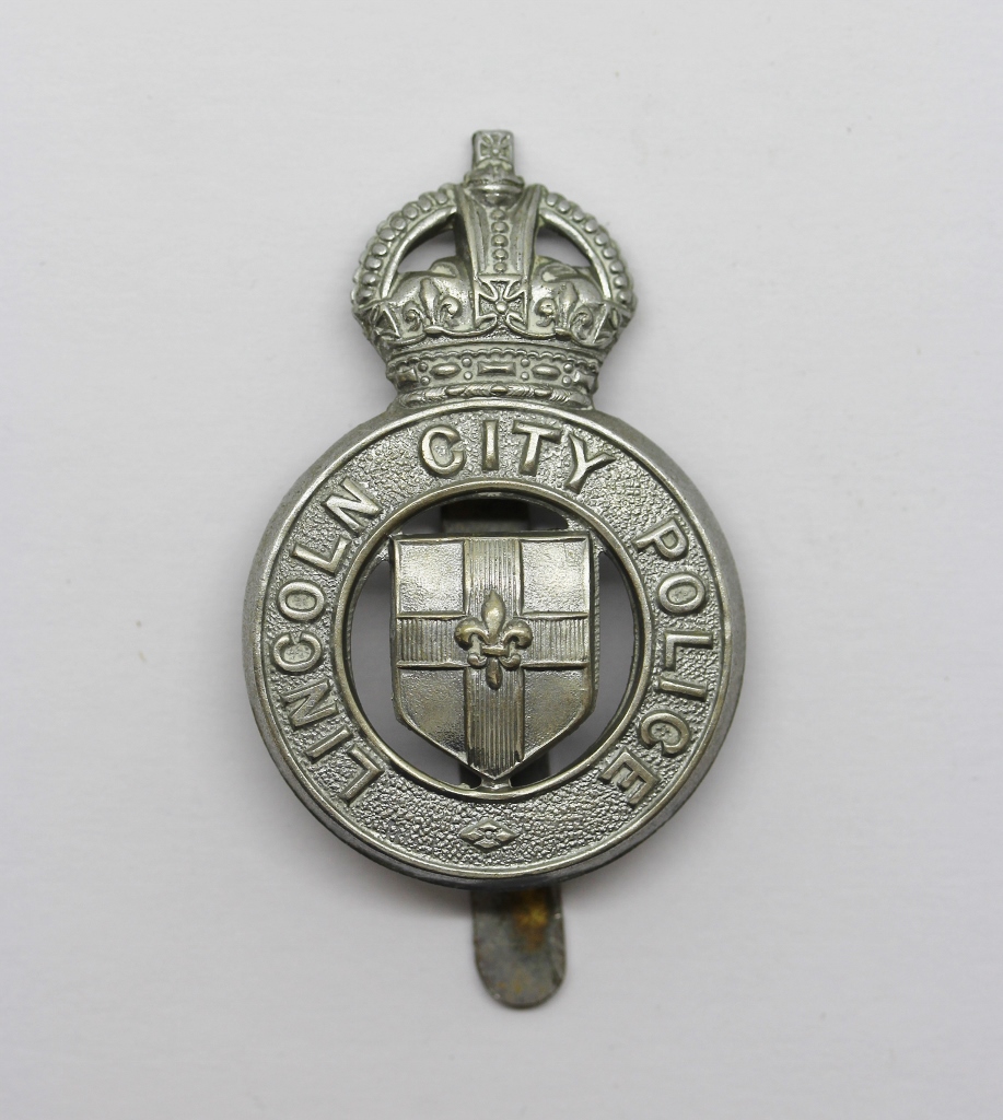 Lincoln City Police Cap Badge - King's Crown