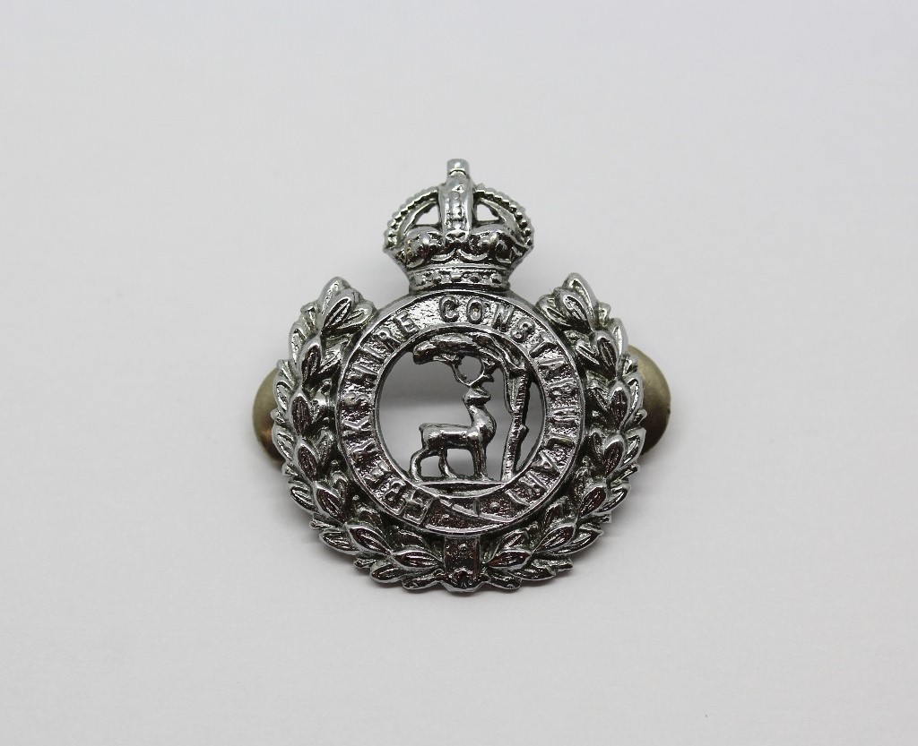 Berkshire Constabulary Collar Badge - King's Crown