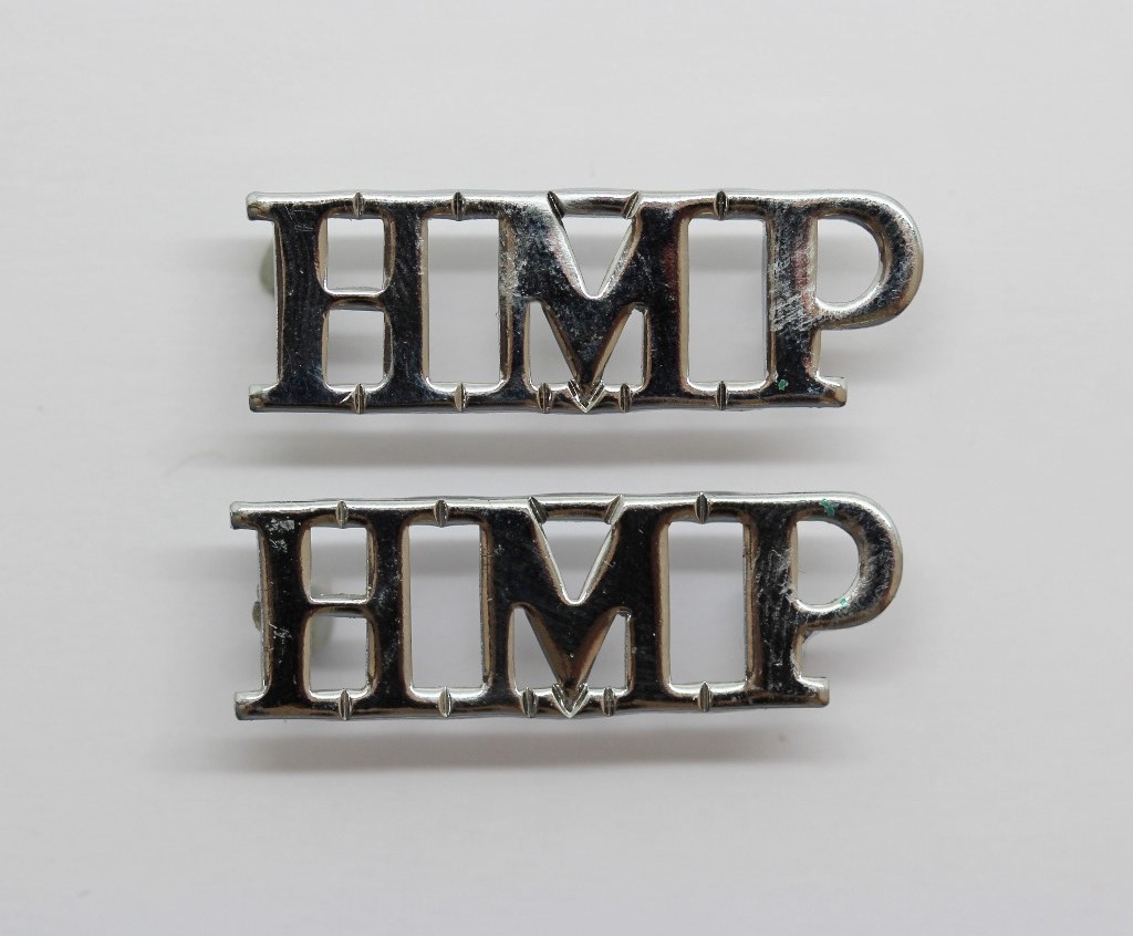 Pair of Prison Service (H.M.P.) Shoulder Titles