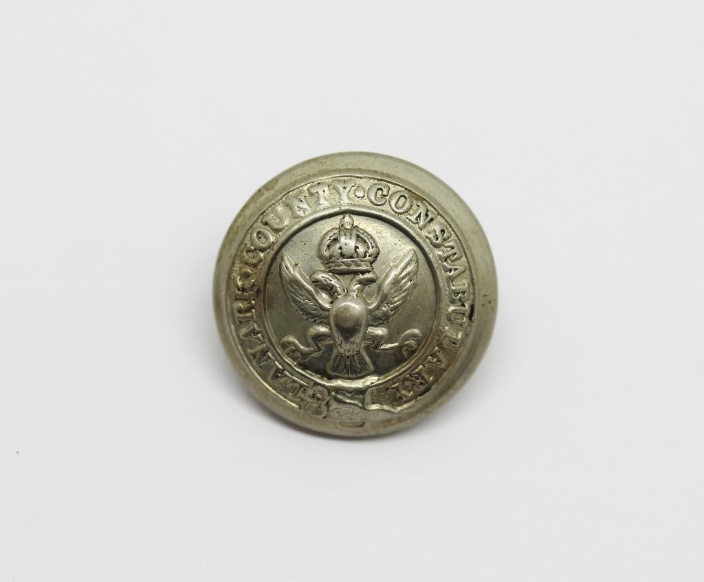 Lanark County Constabulary Button - King's Crown