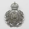 St. Helen's Police Helmet Plate - King's Crown