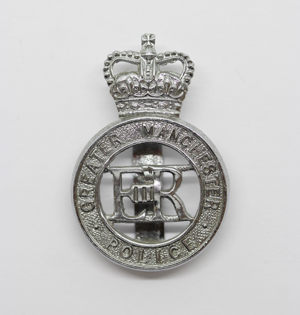 Greater Manchester Police Cap Badge - Queen's Crown
