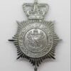 PB-3229 County Borough of Bolton Police Helmet Plate - Queen's Crown