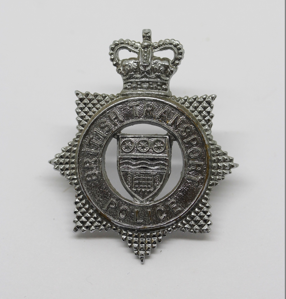British Transport Police Cap Badge - Queen's Crown