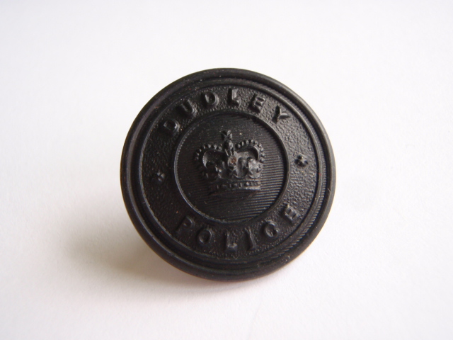 Dudley Police Button - Queen's Crown