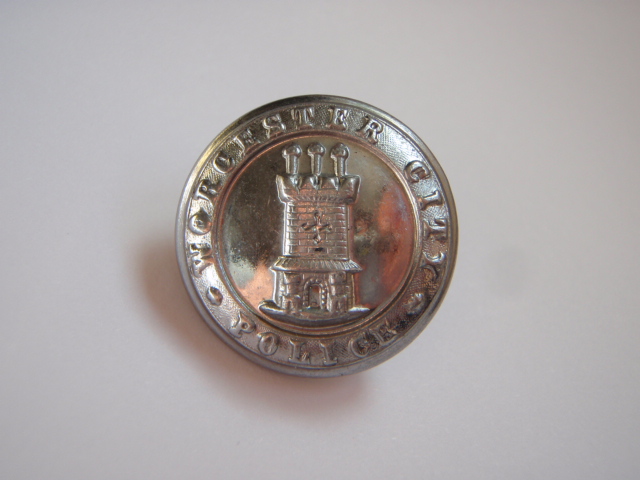 Worcester City Police Button