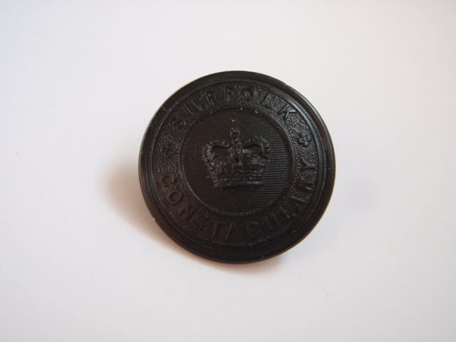 Suffolk Constabulary Button - Queen's Crown