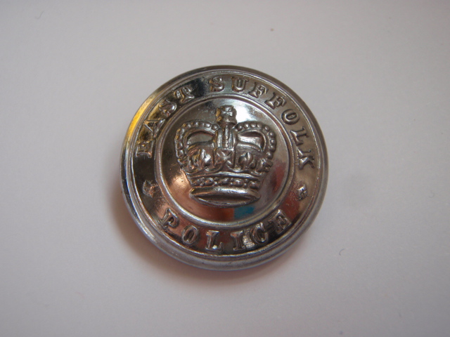 East Suffolk Police Button - Queen's Crown