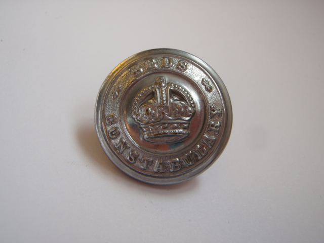 Bedfordshire Constabulary Button - King's Crown