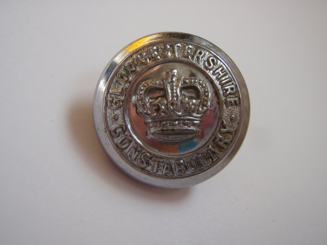 Gloucestershire Constabulary Button - Queen's Crown