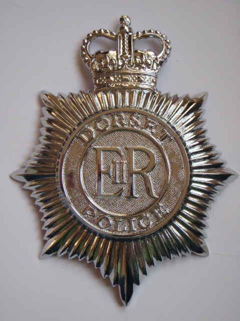 Dorset Police Helmet Plate - Queen's Crown