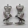 Pair of Liverpool City Police Collar Badges - Queen's Crown