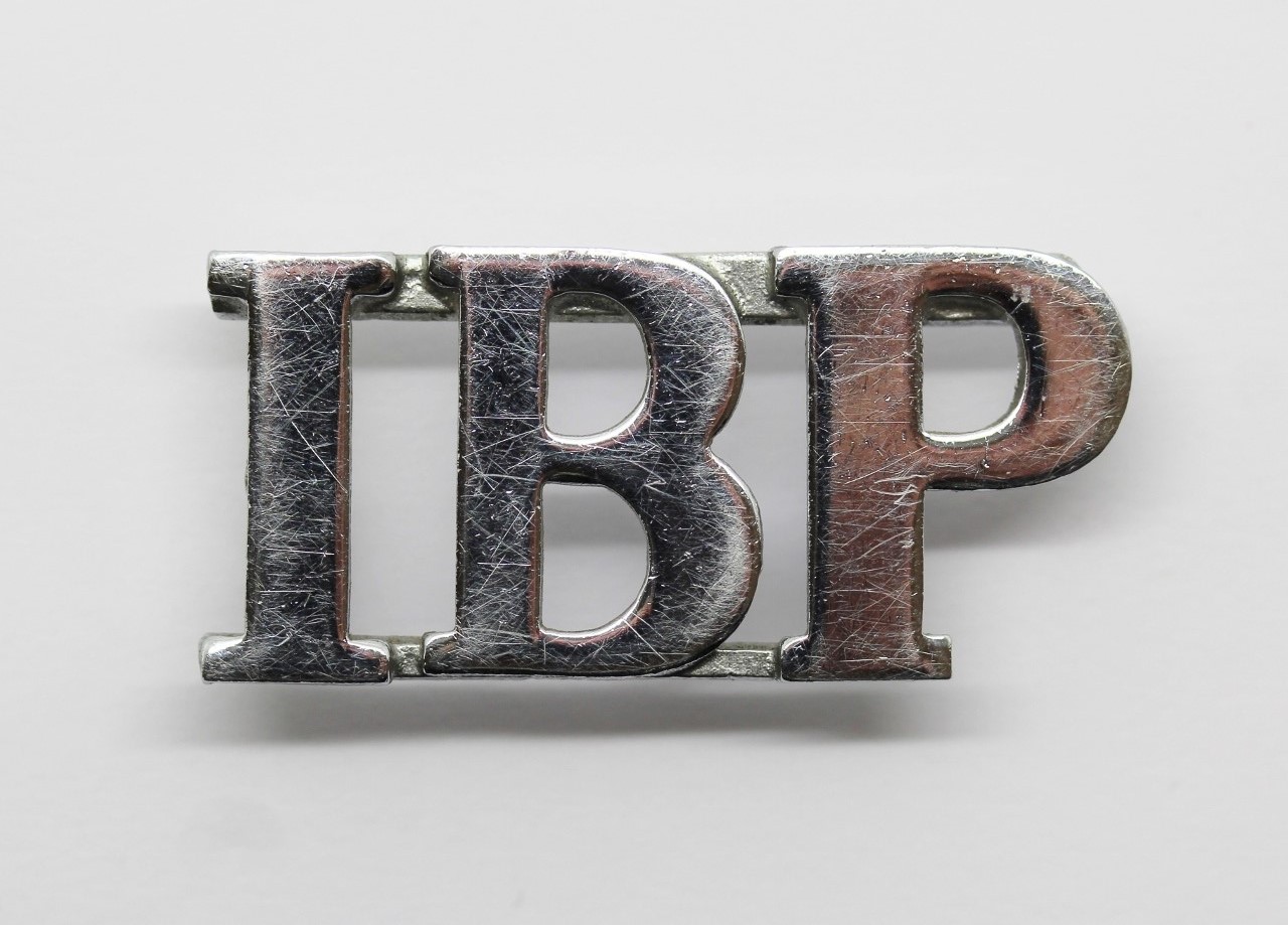 Inverness Burgh Police (I.B.P.) Collar Badge