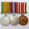 WW2 Defence & War Medal and ERII Special Constabulary Long Service Medal Group of Three - Dudley O. Keating