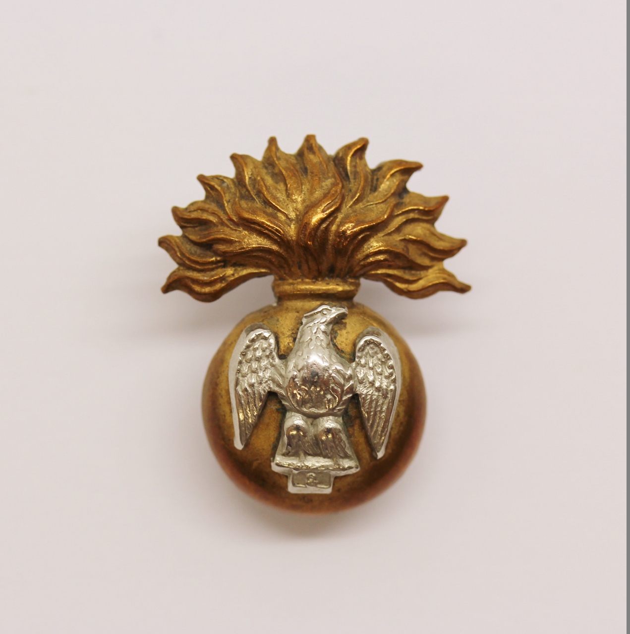 Victorian Royal Irish Fusiliers Officer's Collar Badge