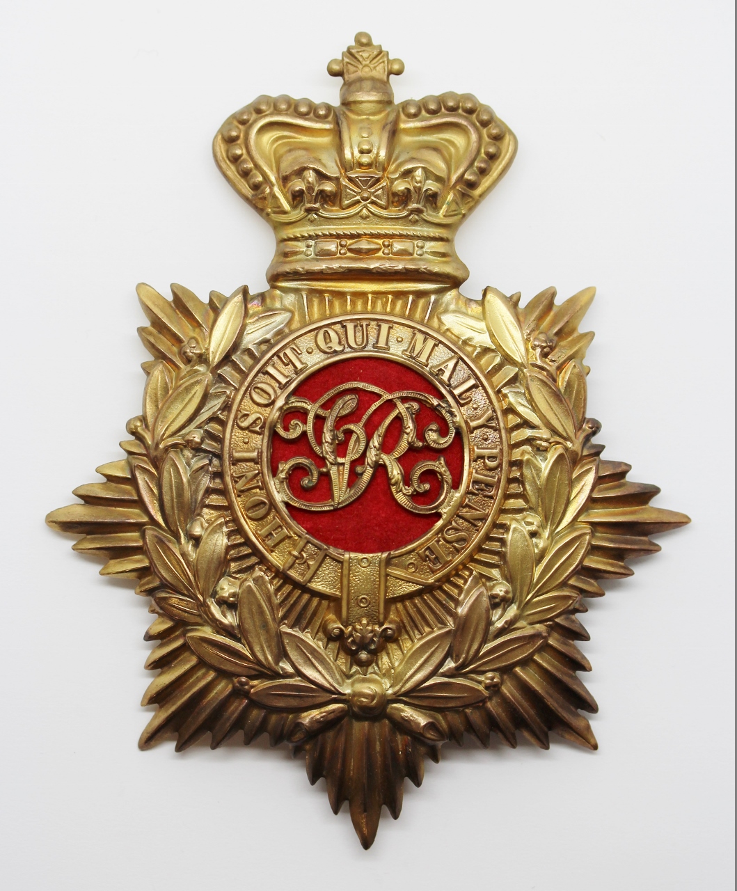 Victorian Military Foot Police Helmet Plate