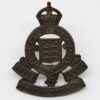 Royal Canadian Army Ordnance Corps Officer's Service Dress Cap Badge - King's Crown