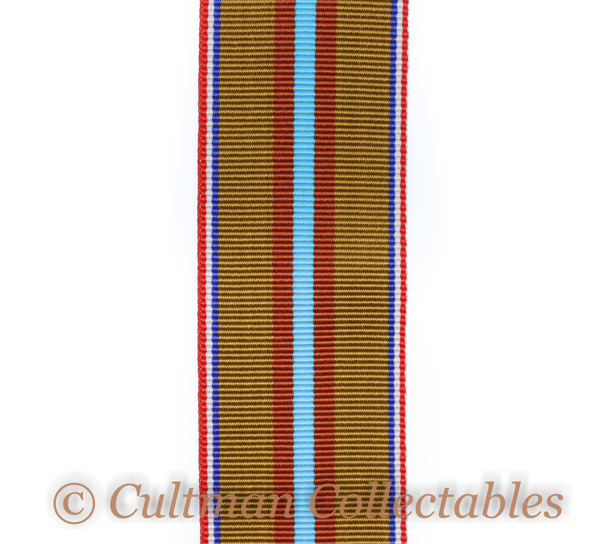 Commemorative Suez Canal Zone Medal Ribbon – Full Size