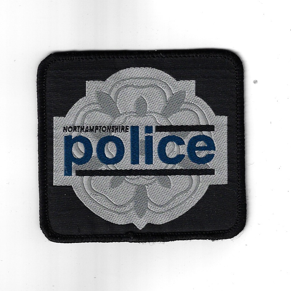 Northamptonshire Police Cloth Uniform Patch Badge