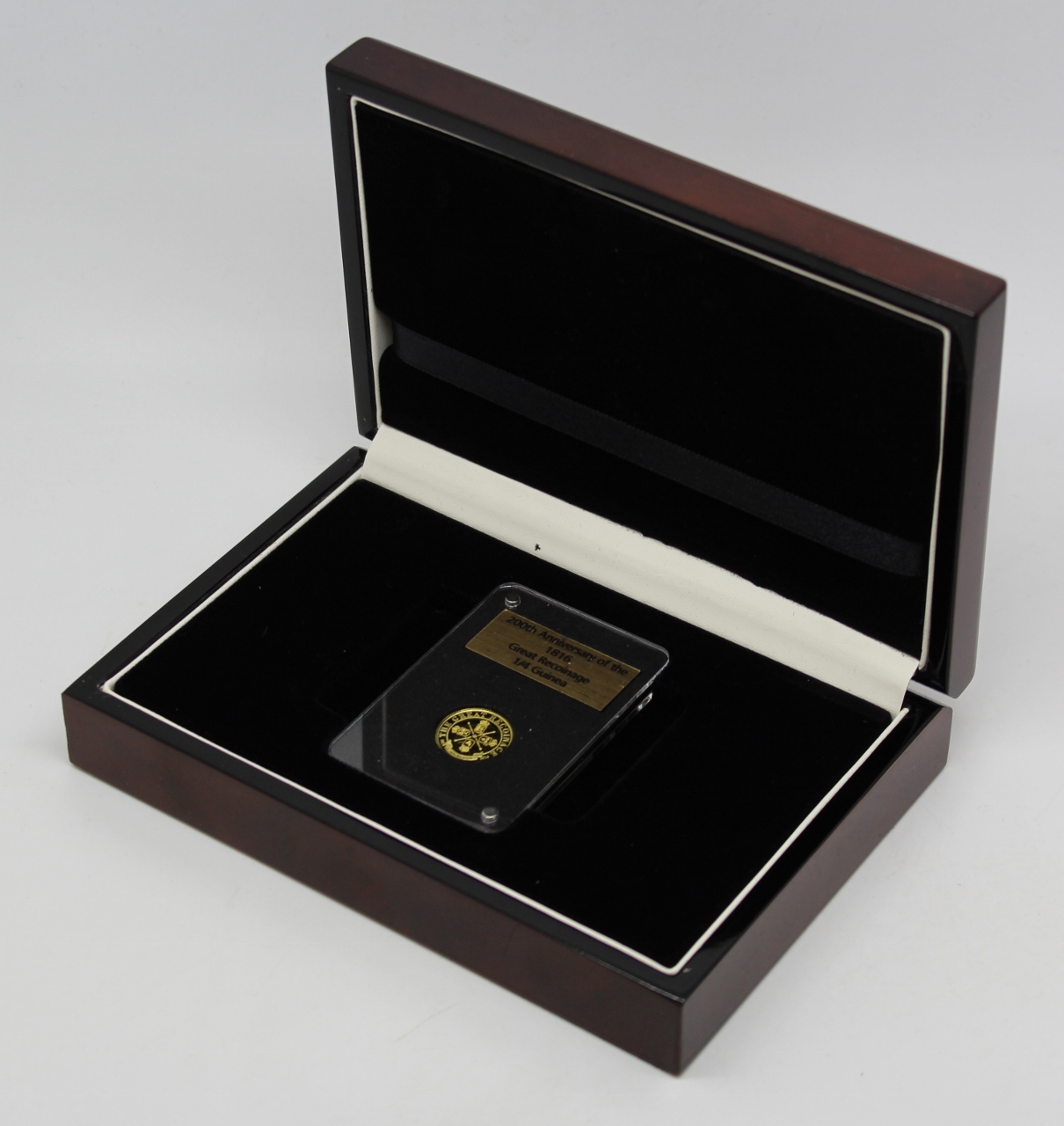 2016 Gibraltar The Great Recoinage Collection Gold Proof Quarter Guinea Coin
